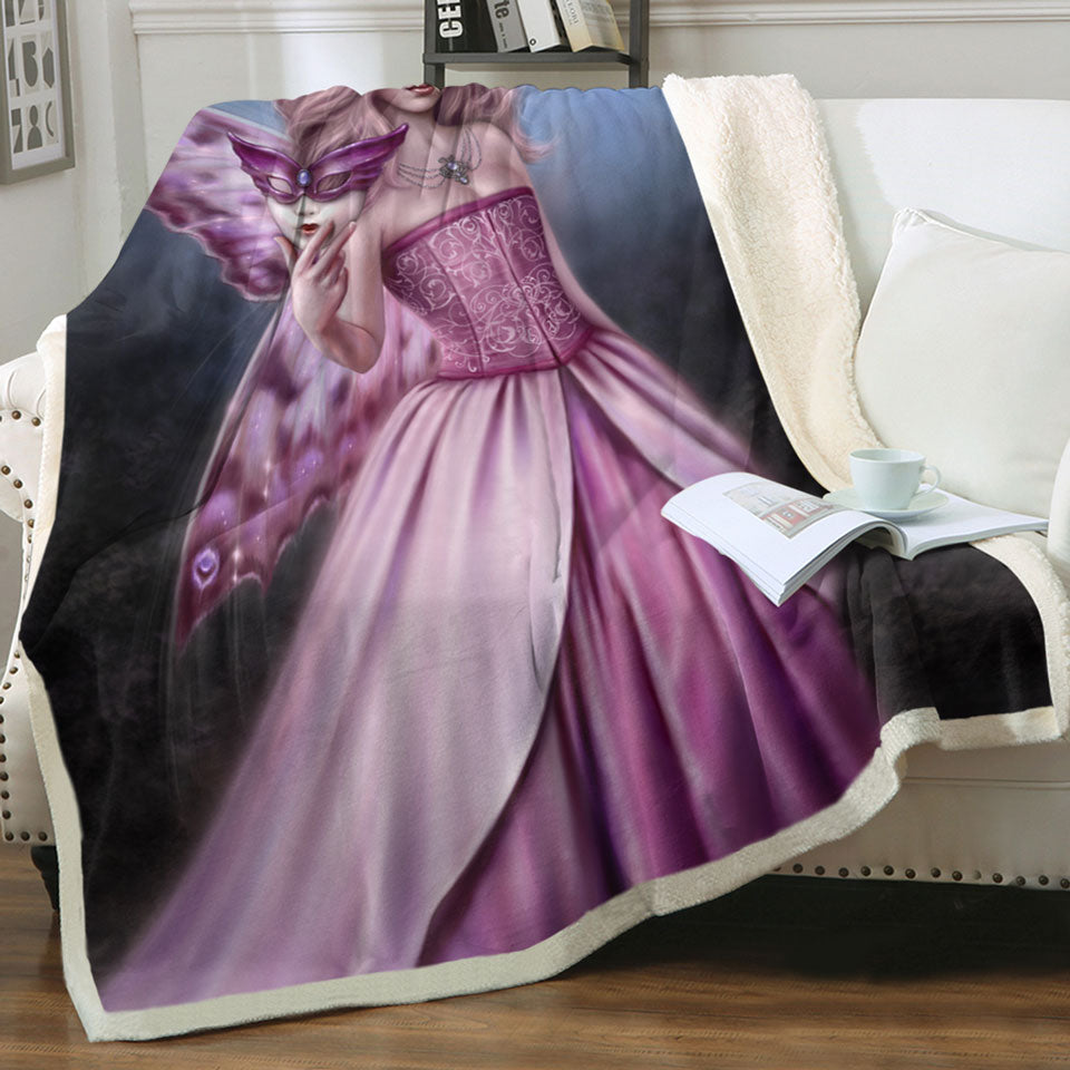 products/Kids-Throws-with-Fantasy-Art-Titania-the-Gorgeous-Pinkish-Butterfly-Girl