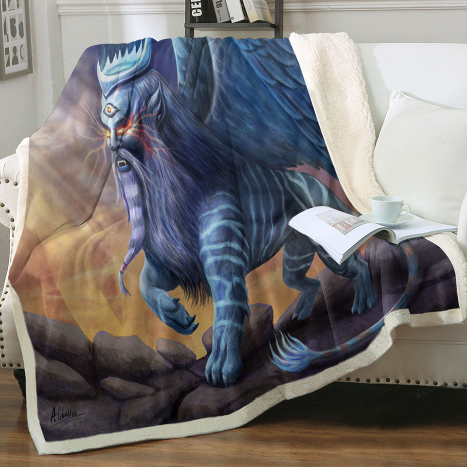 products/King-Sphinx-Cool-Fantasy-Throws-Dragon-Creature