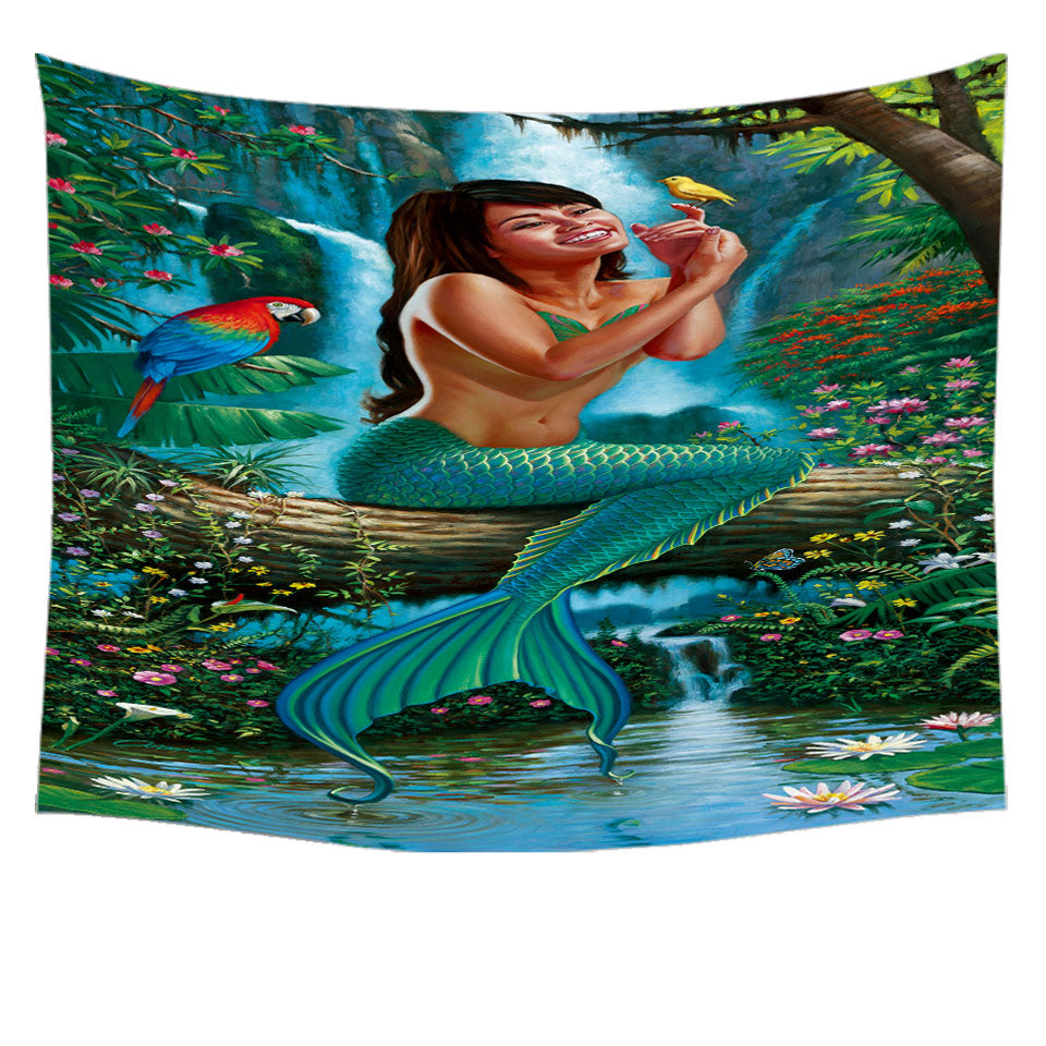 Land of Enchantment Mermaid in the Jungle Wall Decor