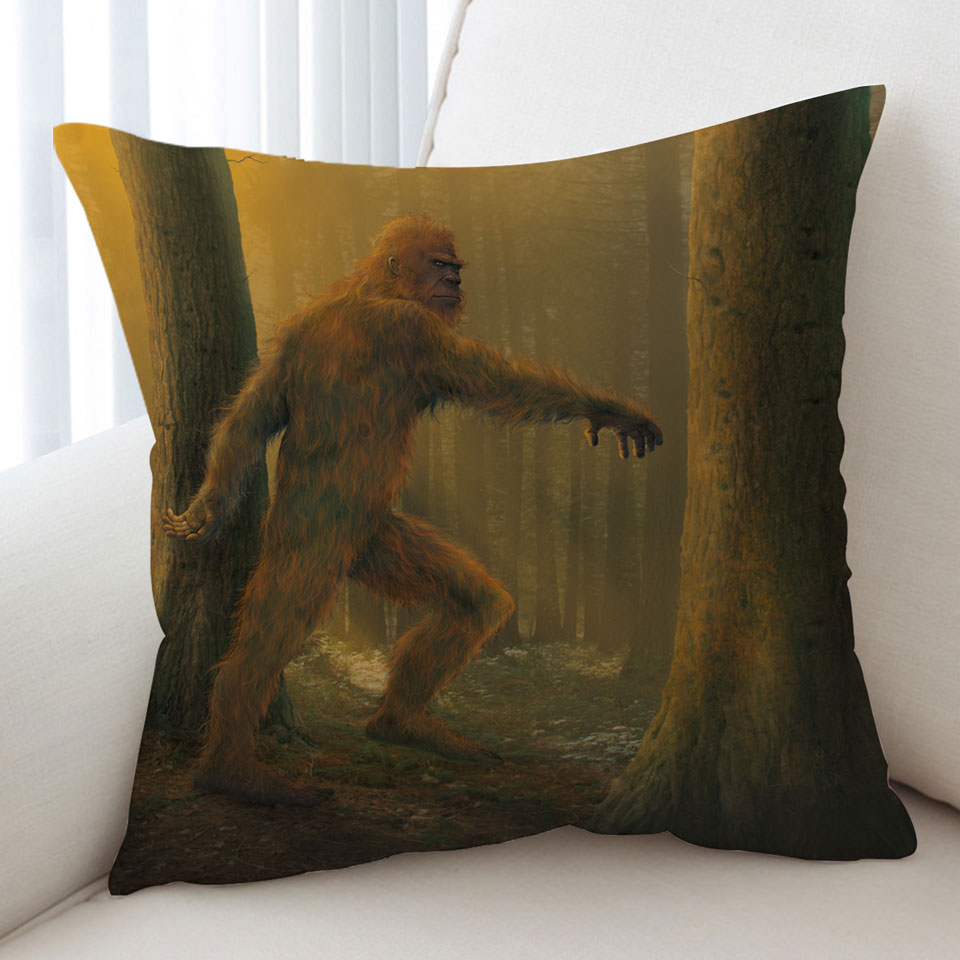 Legendary Creature Art Bigfoot Cushion Covers