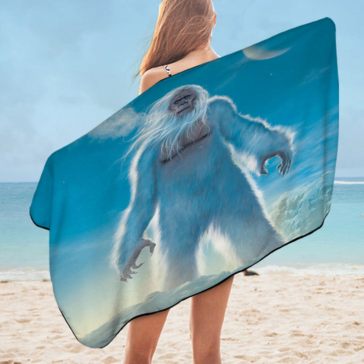 Legendary Creature Art Yeti Pool Towels