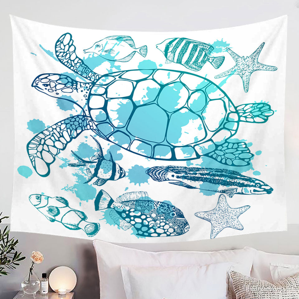 Purple Nature Tapestry