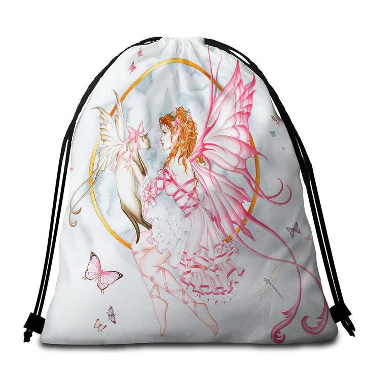 Cool Mens Beach Towel Bags Absinthe Fairy