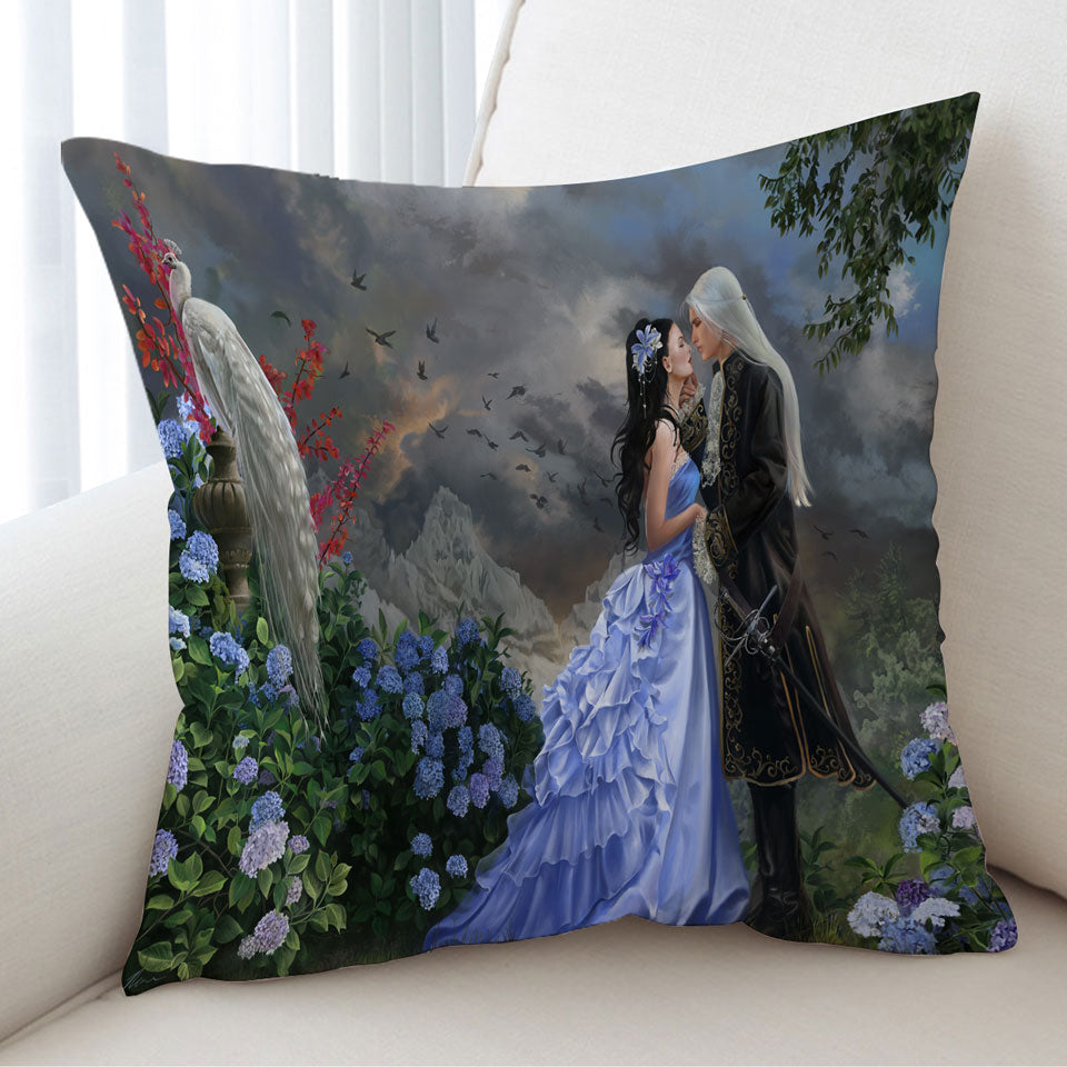 Lovers Fantasy Art Prince and Princess Cushion Covers