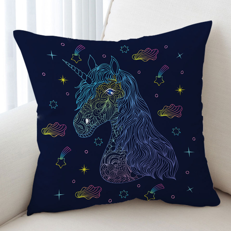 Magical Skies and Unicorn Cushion