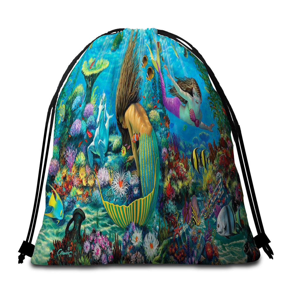 Magical Underwater Corals in the Mermaids Beach Towel Pack