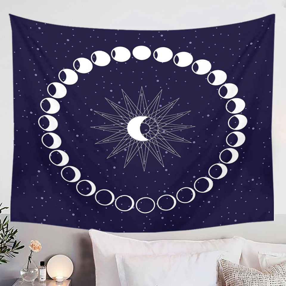 Moon Tapestry Wall Decor