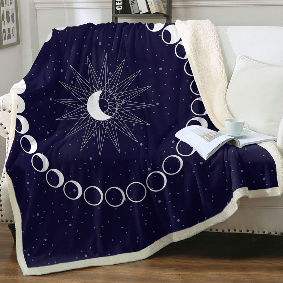 Moon Throw Blanket