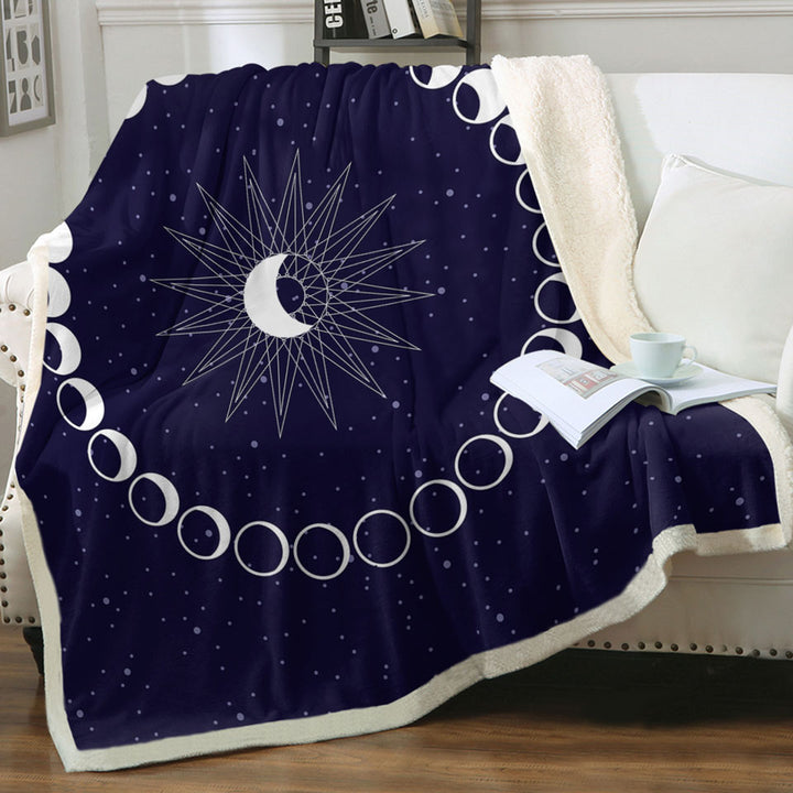 Moon Throw Blanket