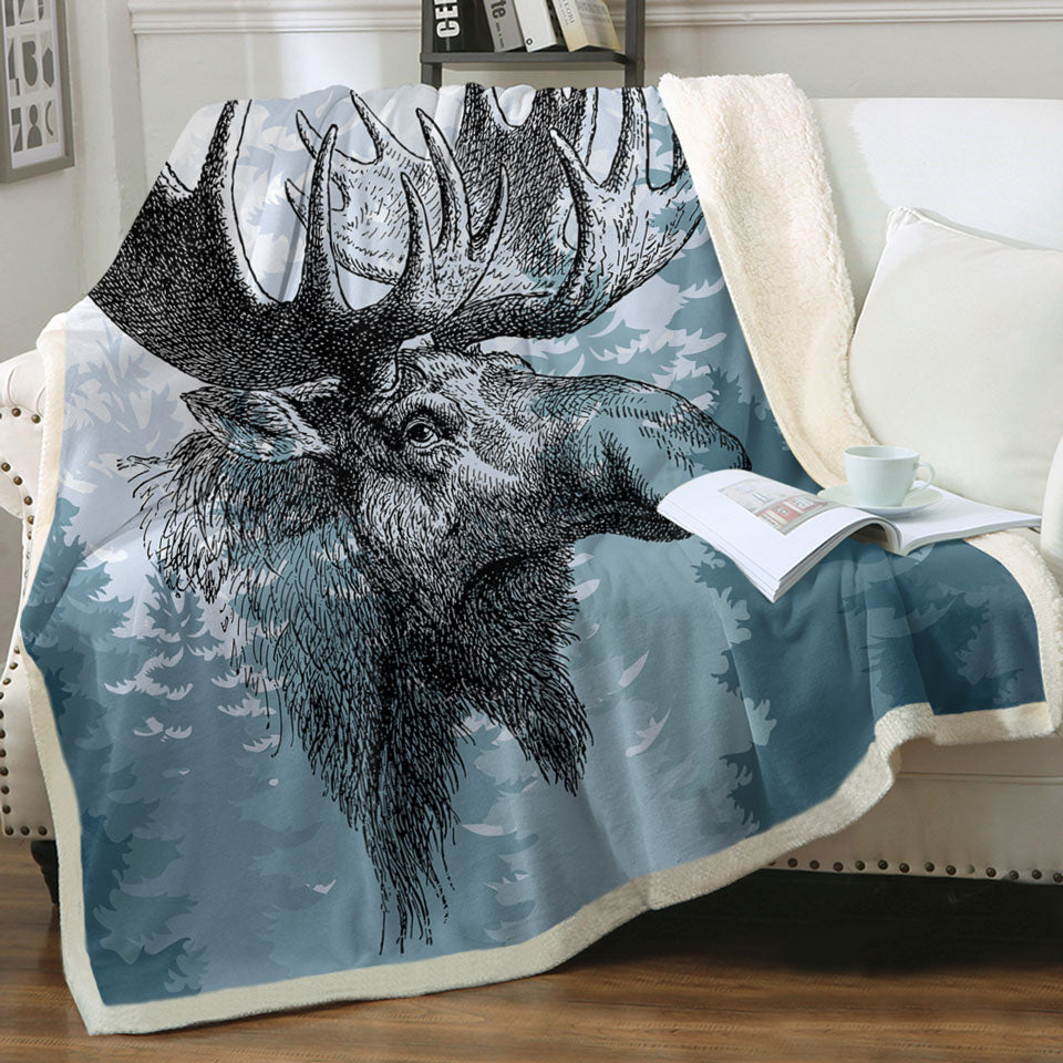 Moose Throws for Animal Lovers