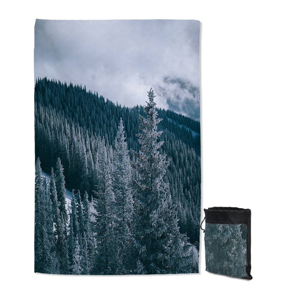 Mountain Forest Quick Dry Beach Towel