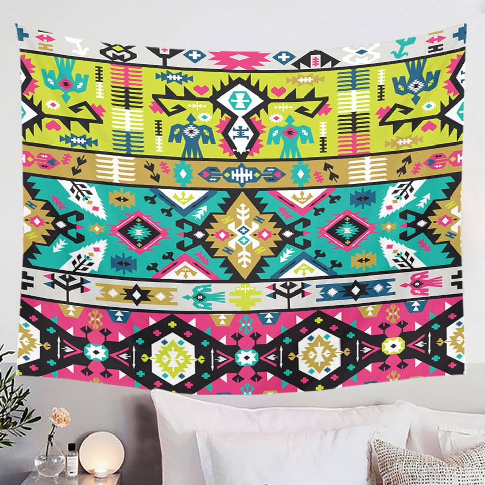 Multi Colored Aztec Wall Decor