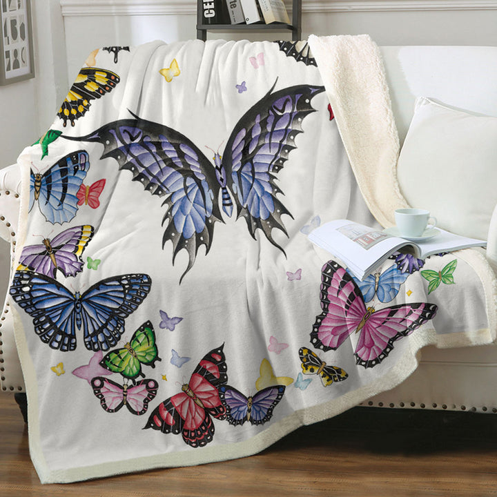 products/Multi-Colored-Dark-Ring-of-Butterflies-Throws