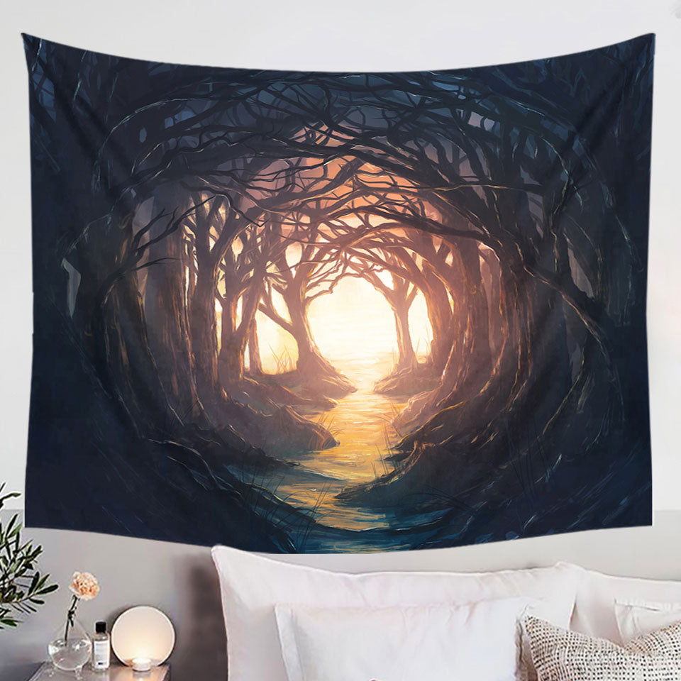 Mysterious Woods Tapestry