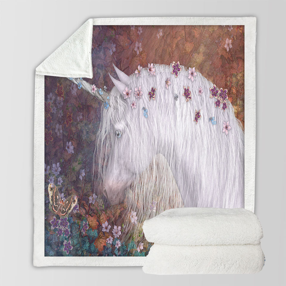 products/Mystic-Spring-Fantasy-Art-Floral-Unicorn-Sofa-Blankets-for-Girls