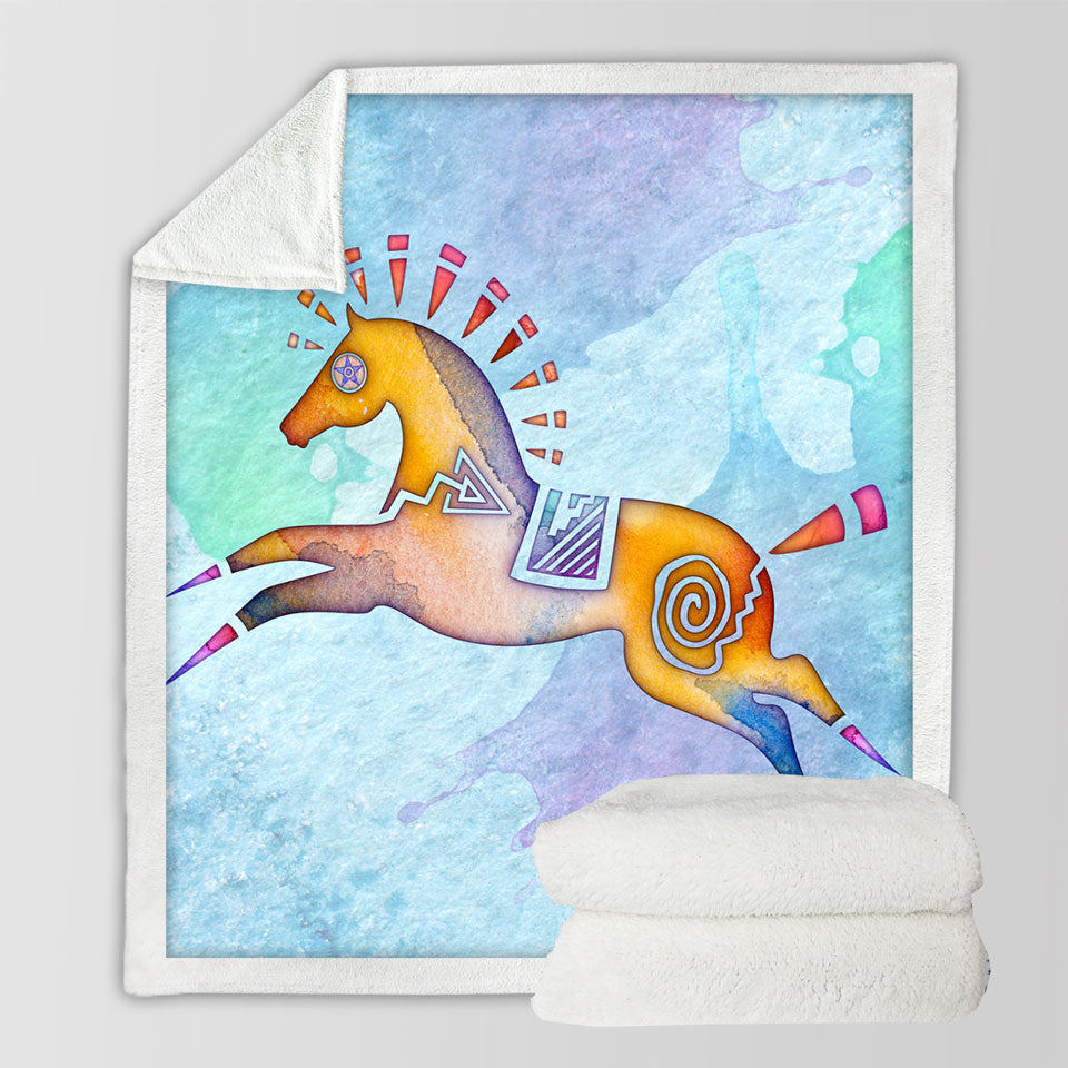 products/Native-American-Animal-Art-Painted-Horse-Pony-Sherpa-Blanket