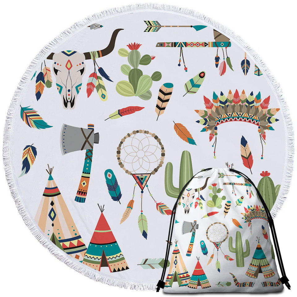 Native American Beach Towels for Kids