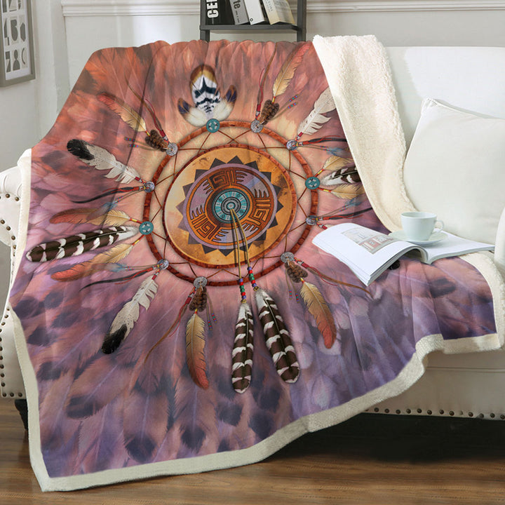 products/Native-American-Culture-Art-the-Dream-Catcher-Throw-Blanket