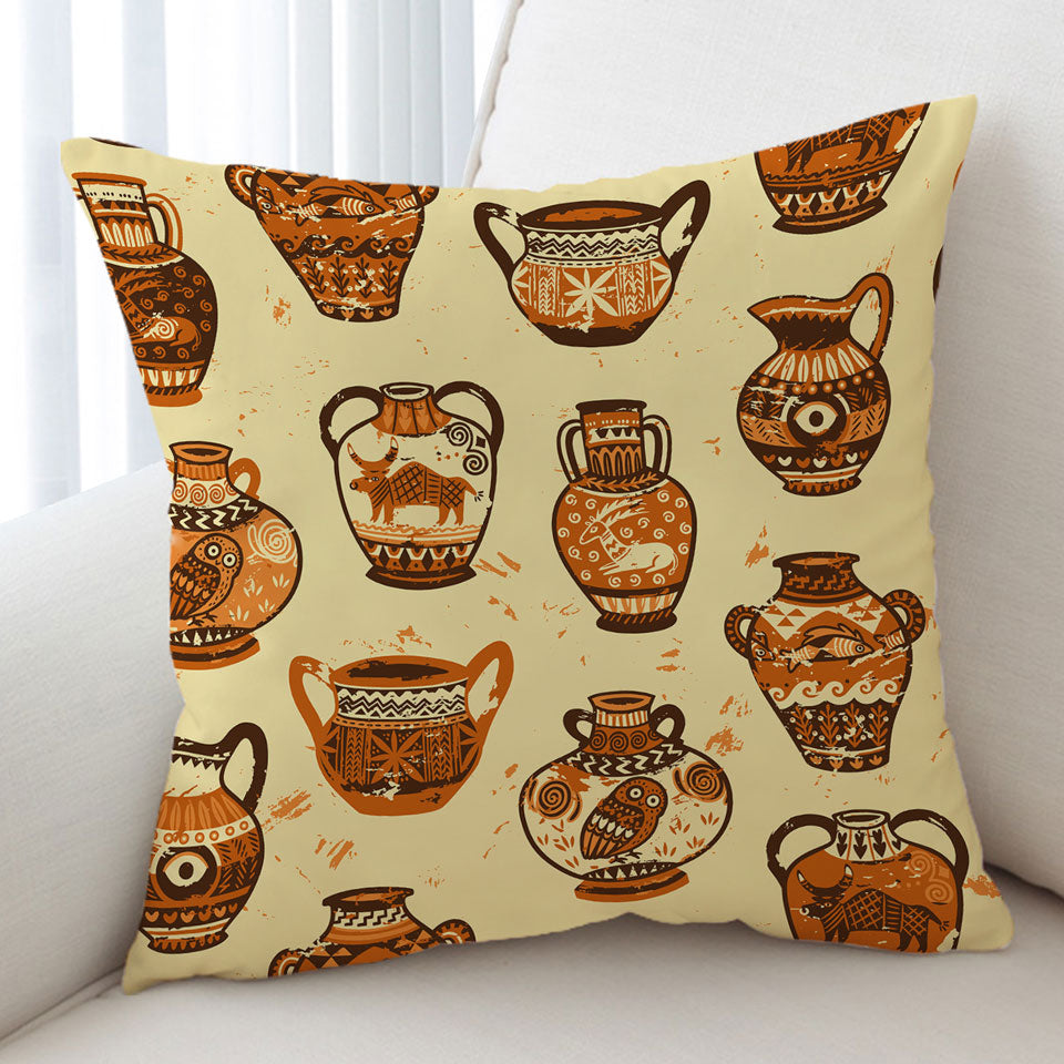Native Cushion Covers Ancient Urns