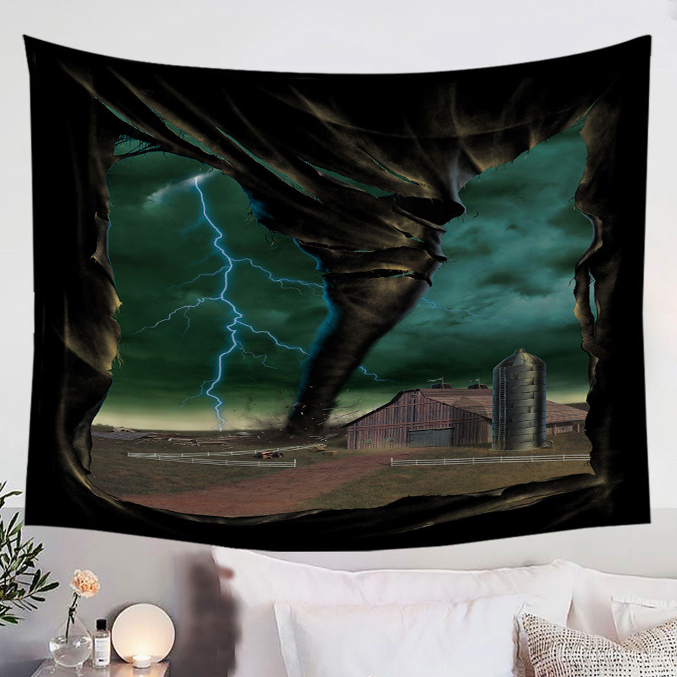 Natural-Disaster-Wall-Decor-Art-Breaking-Through-Tornado-Tapestry