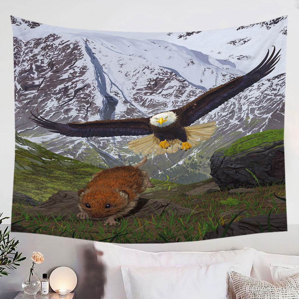 Nature-Art-Alaska-Wild-Eagle-Tapestry