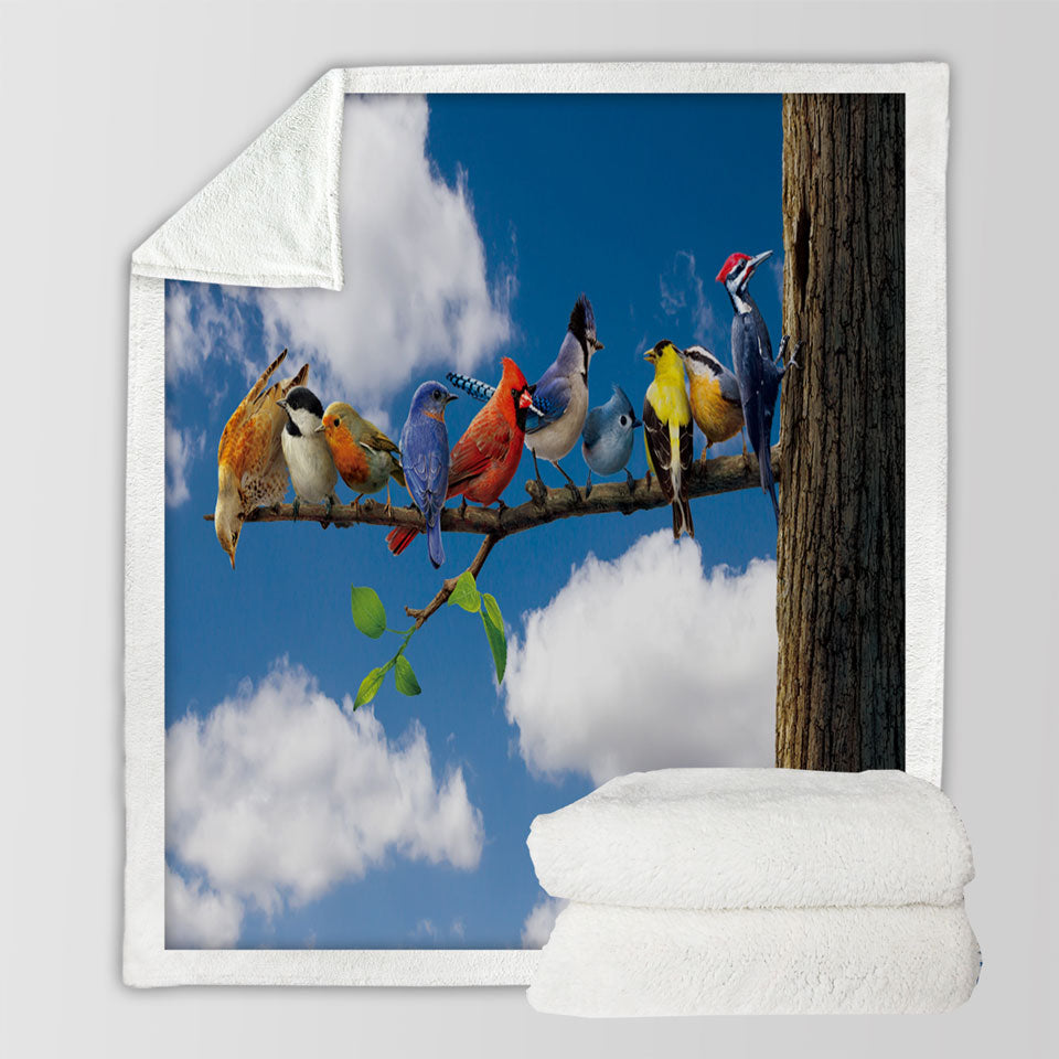 products/Nature-Art-Multi-Colored-Birds-Sherpa-Blanket