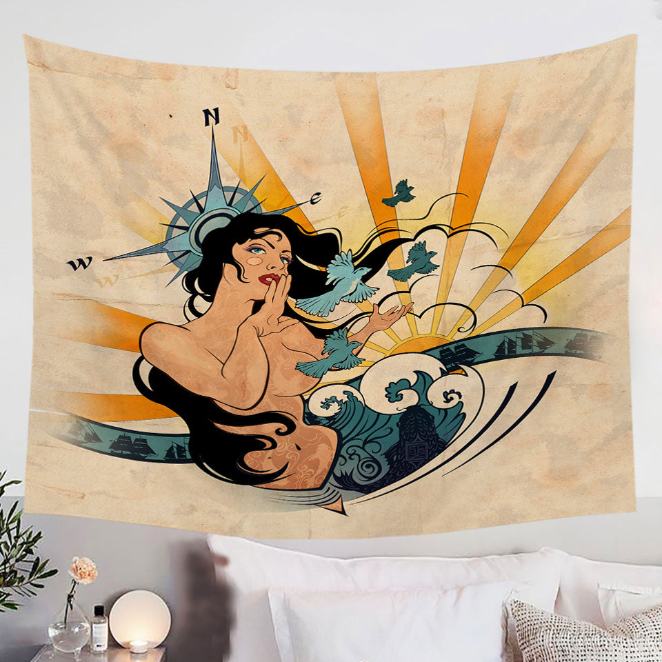 Nautical-Tapestry-Sexy-Woman-Spirit-of-Navigation