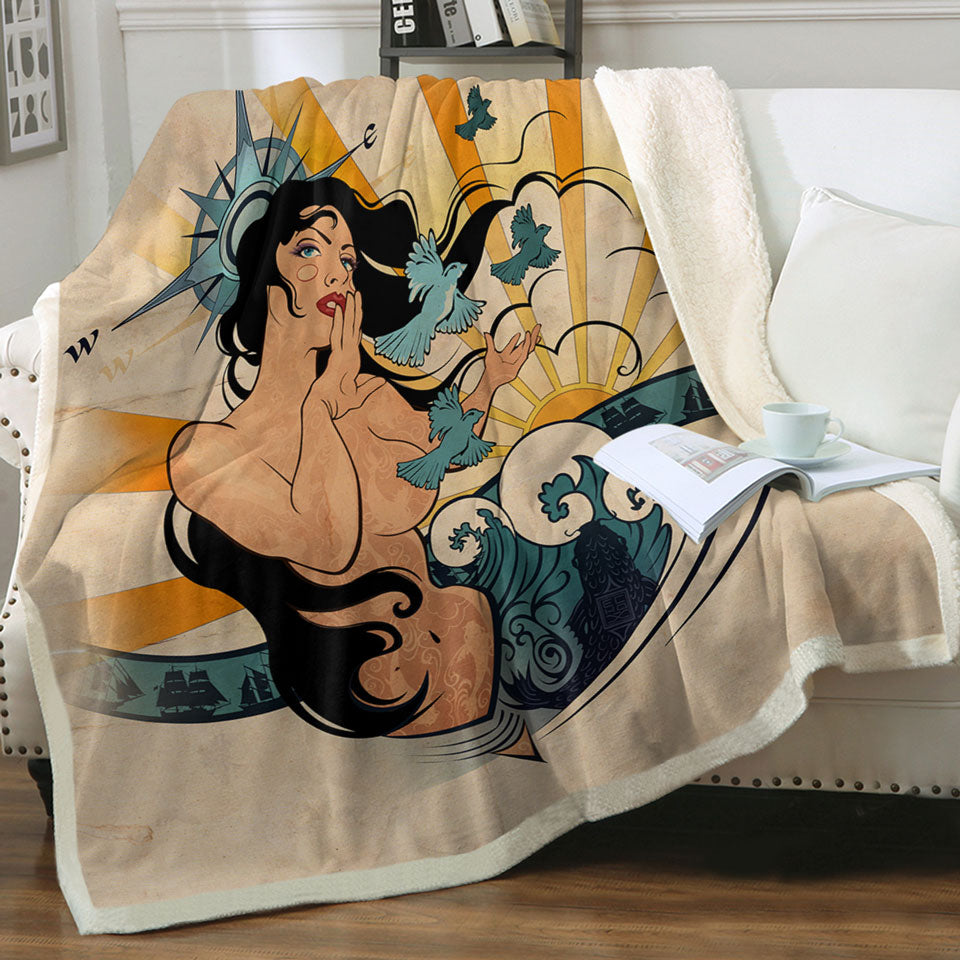 products/Nautical-Throws-Sexy-Woman-Spirit-of-Navigation