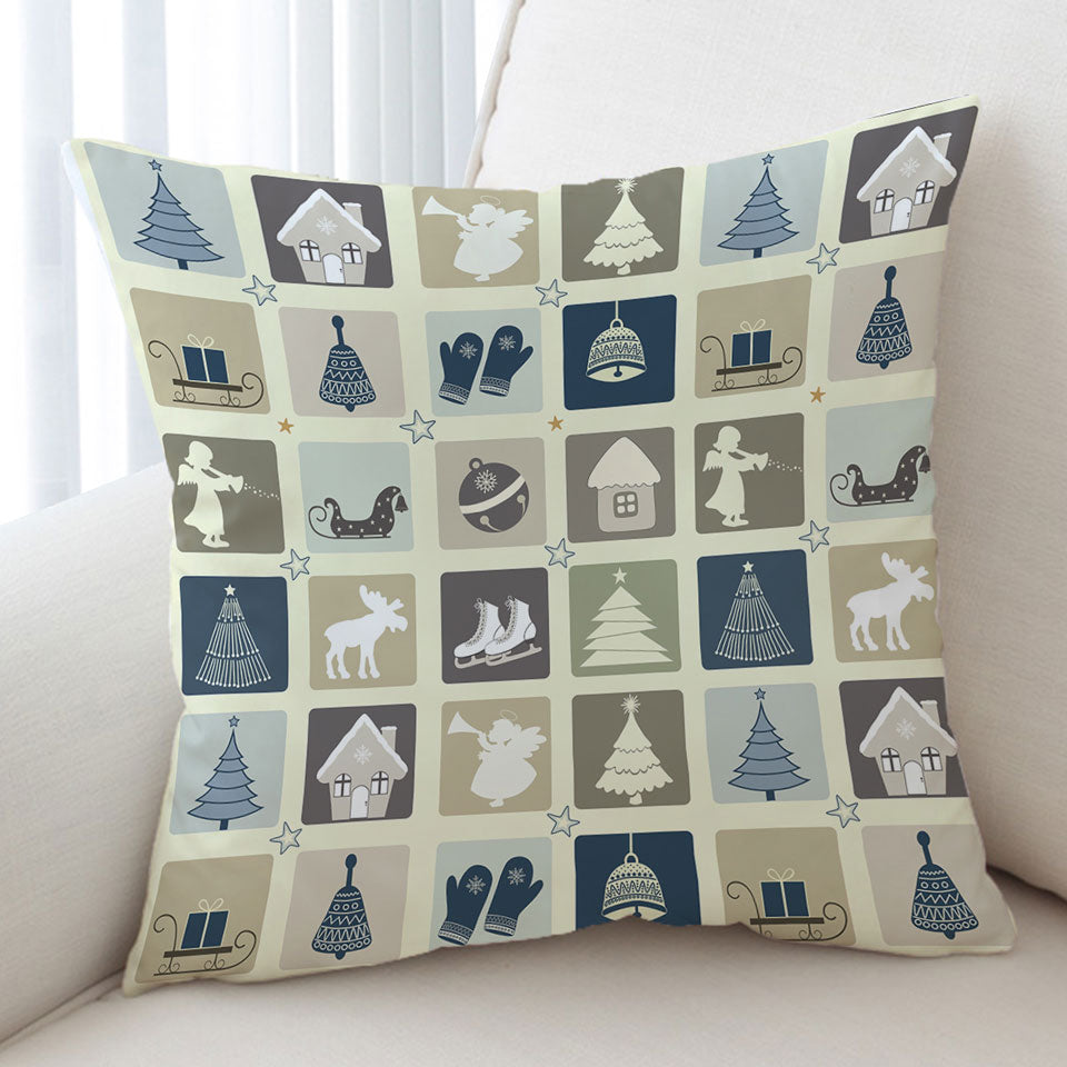 Nice Winter and Christmas Cushion Cover