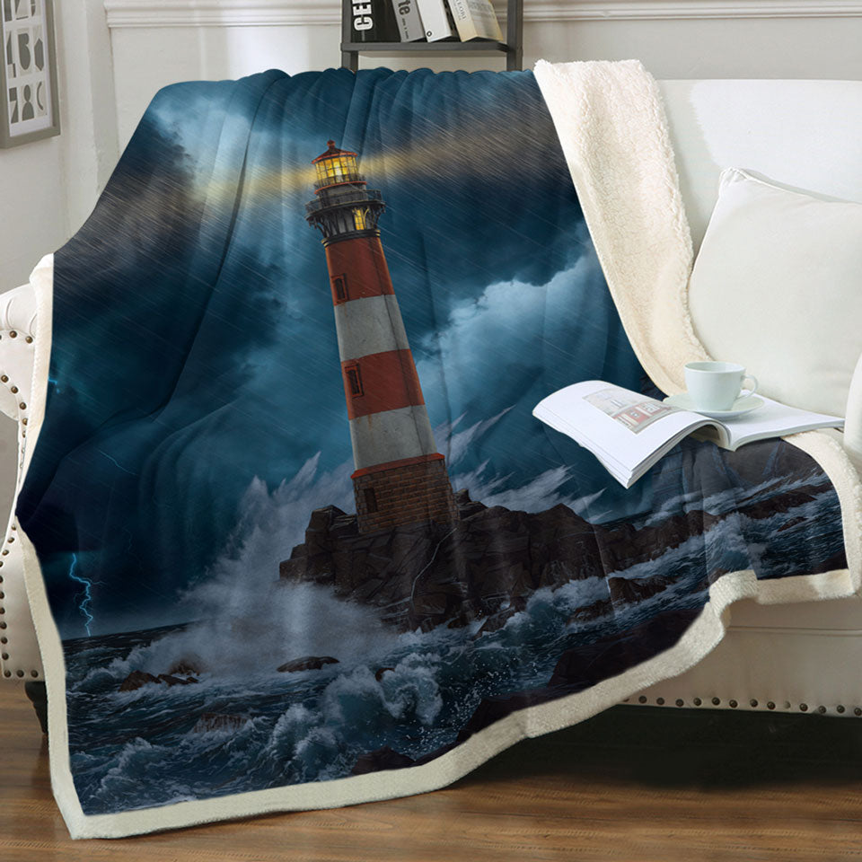 products/Ocean-Coastal-Art-the-Unbreakable-Lighthouse-Throw-Blanket