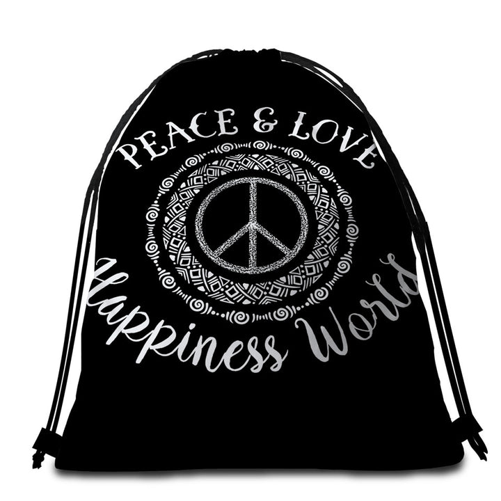 Peace and Love Positive Beach Towel Pack