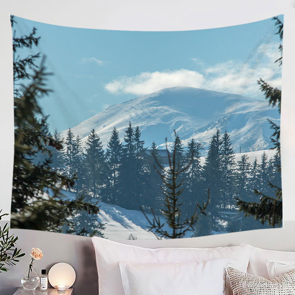 Peaceful Mountain View Wall Art Prints
