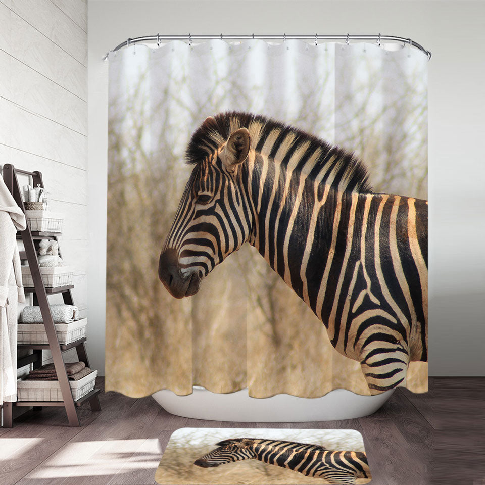 Photo of Wild Zebra Shower Curtain