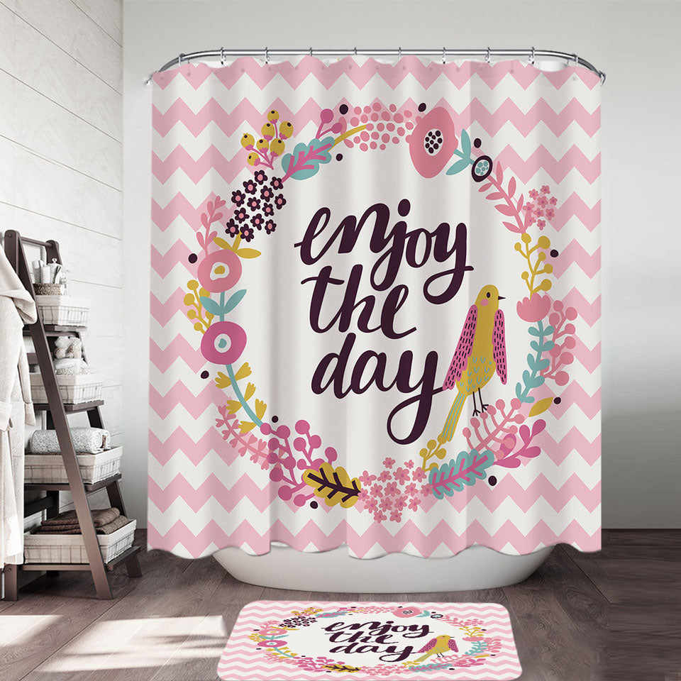 Pinkish Decorative Shower Curtains Encouragement