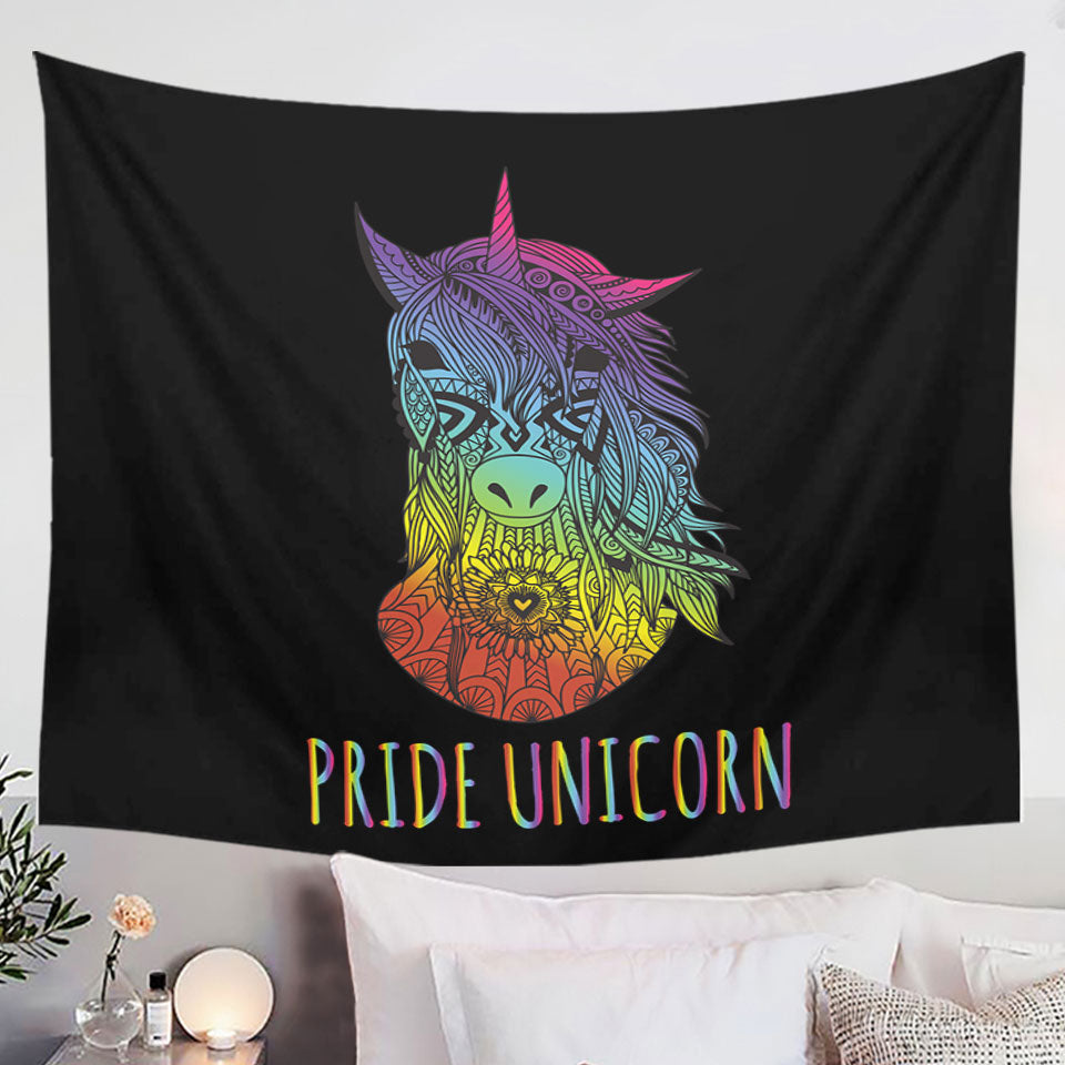 Pride Unicorn Tapestries
