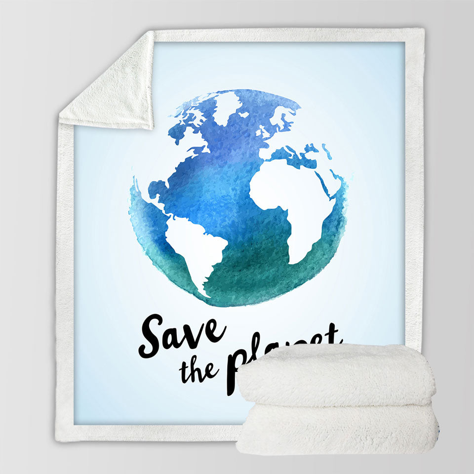 Printed Fleece Blankets Save the Planet
