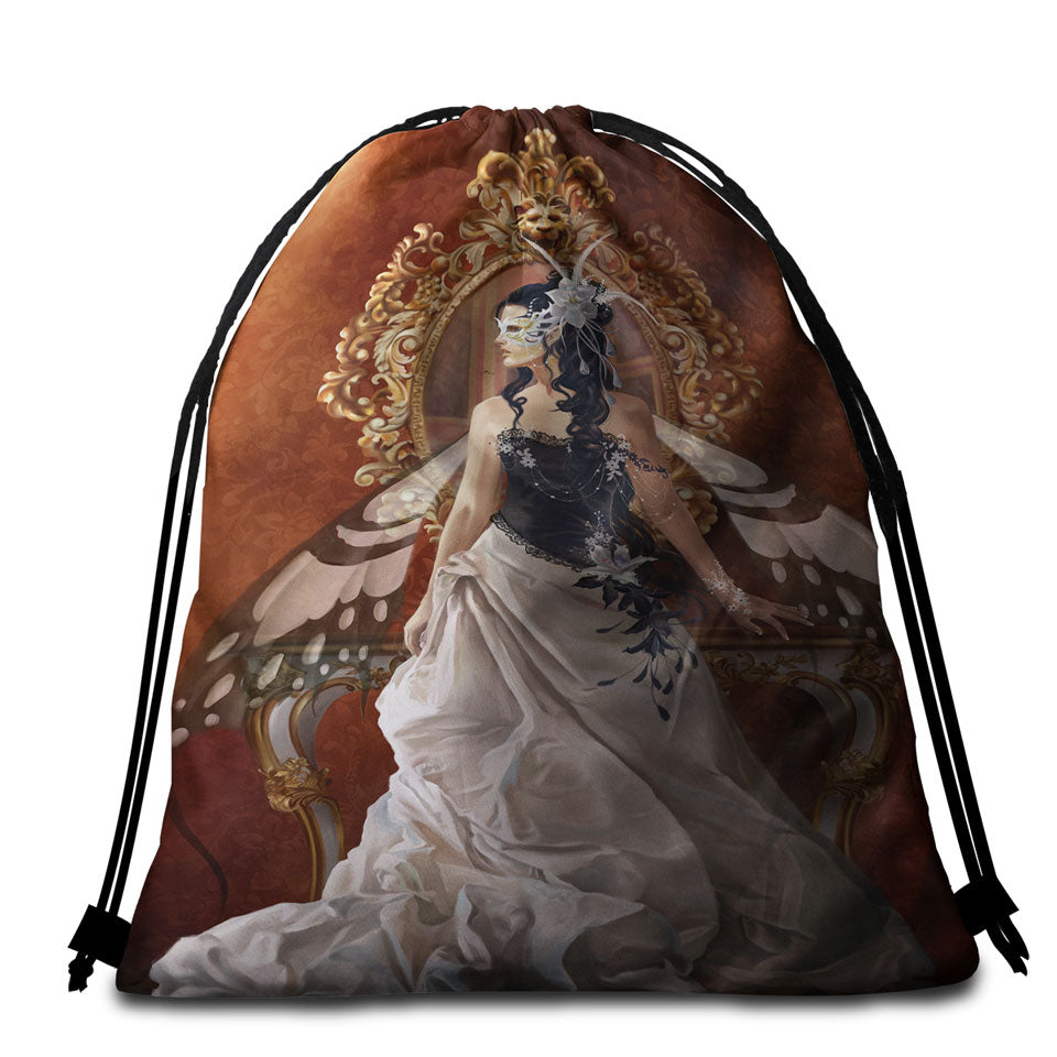 Promises Fantasy Art of the Mysterious Fairy Princess Beach Towel Pack for Women