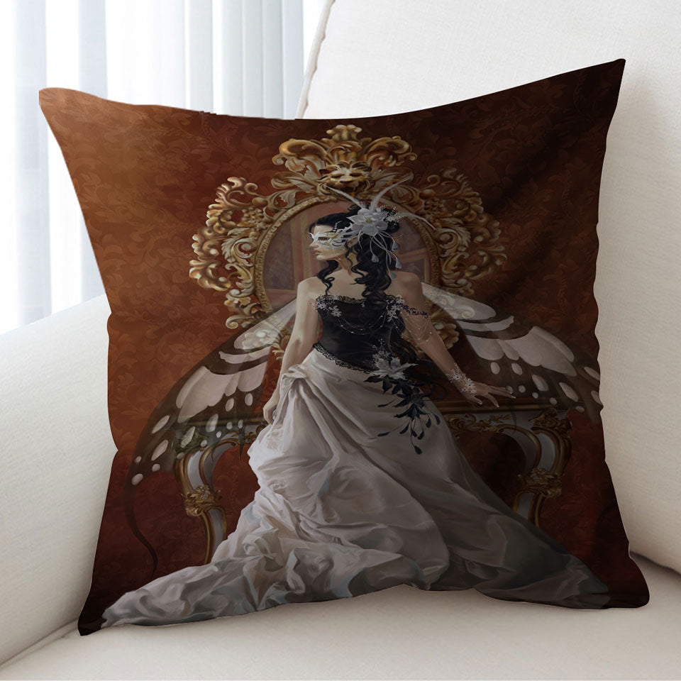 Promises Fantasy Art of the Mysterious Fairy Princess Decorative Pillows