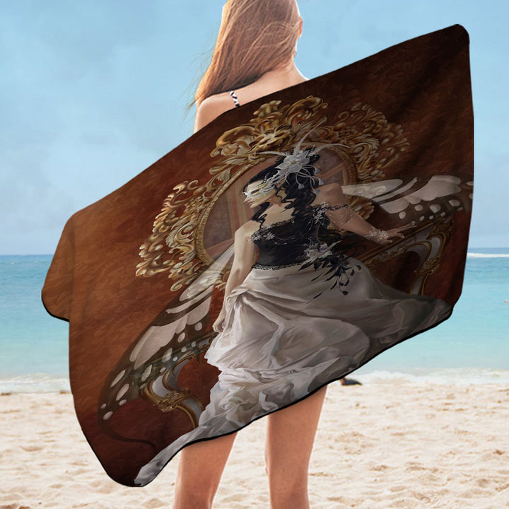 Promises Fantasy Art of the Mysterious Fairy Princess Pool Towels for Women