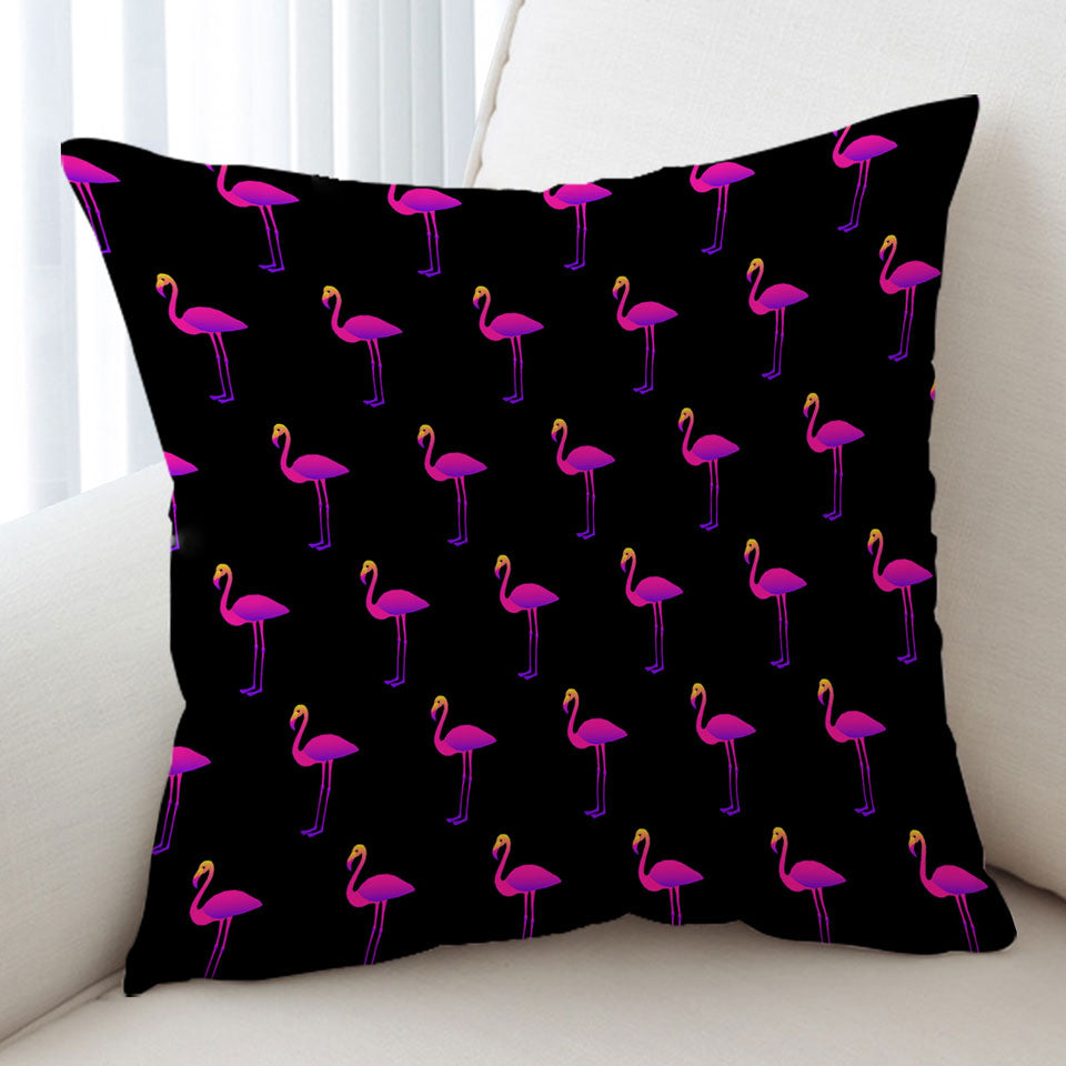 Purplish Flamingo Cushion