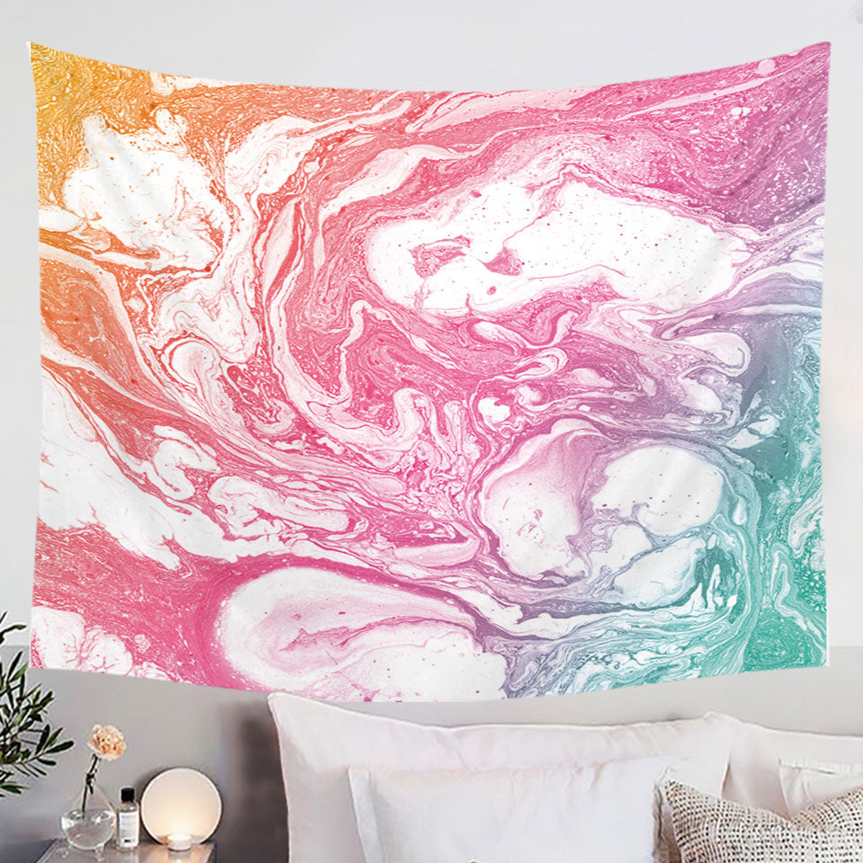 Purplish Wall Art Marble