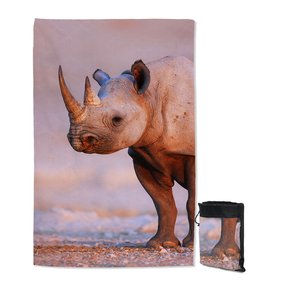 Real Rhino Quick Dry Beach Towel