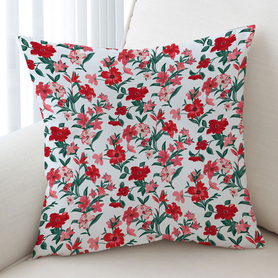 Red Hibiscus Cushions