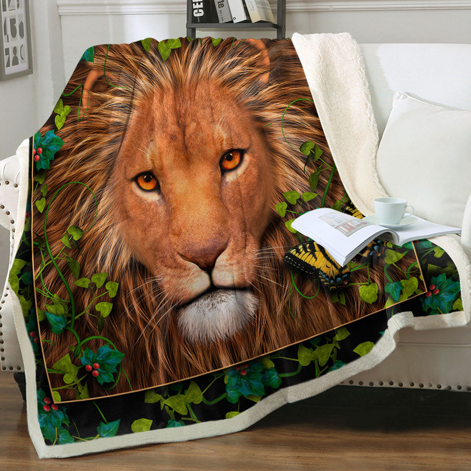 products/Return-of-the-King-Grape-leaves-Lion-Blanket