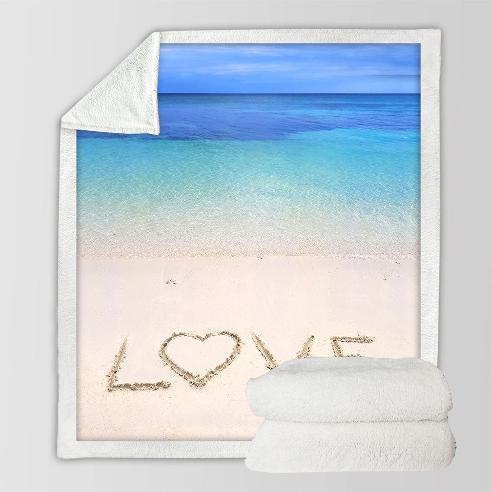 Romantic Throws The Beach of Love