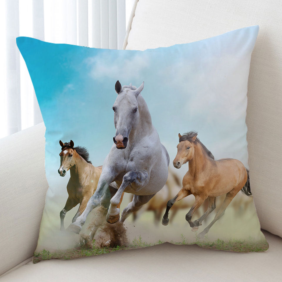 Running Wild Horses Pillows