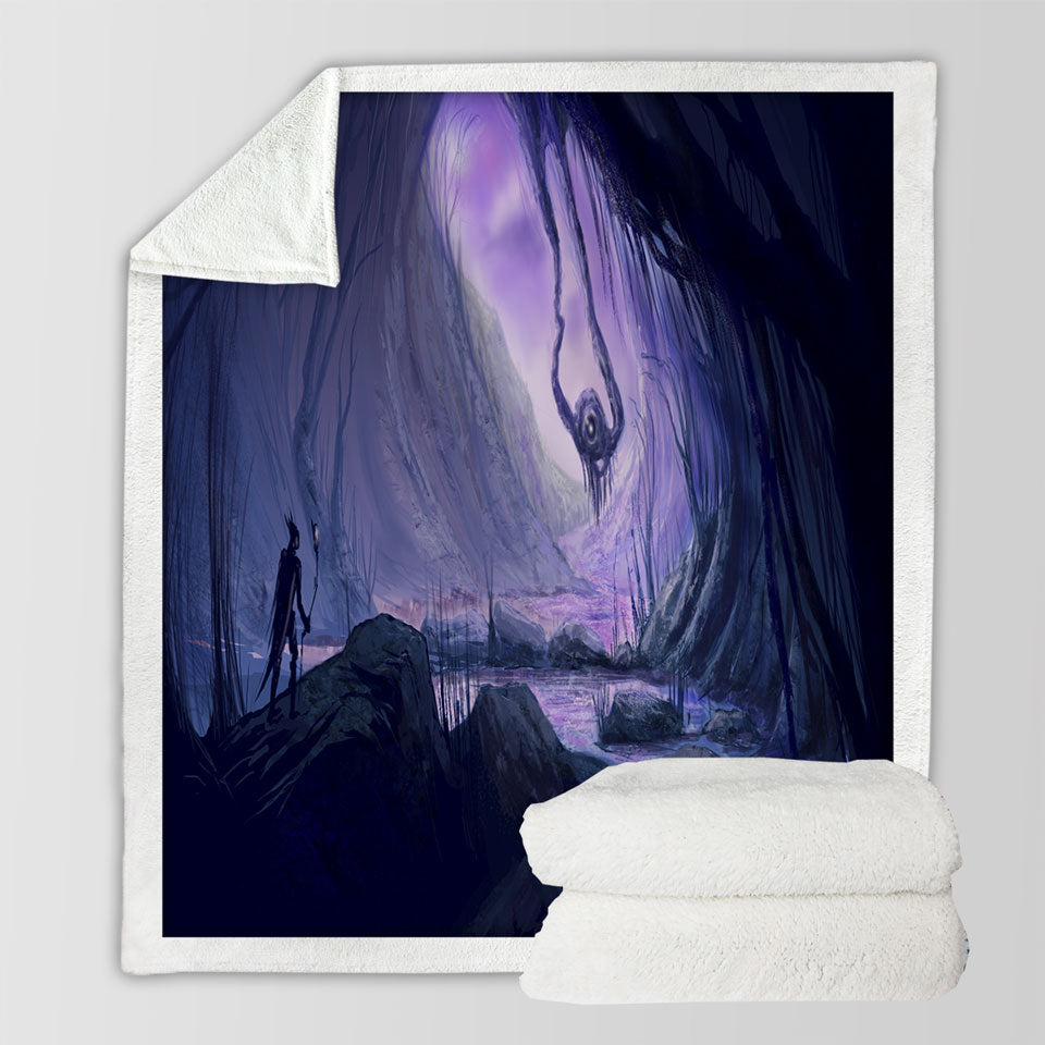 products/Scary-Decorative-Blankets-Art-the-Nightmare-Marsh