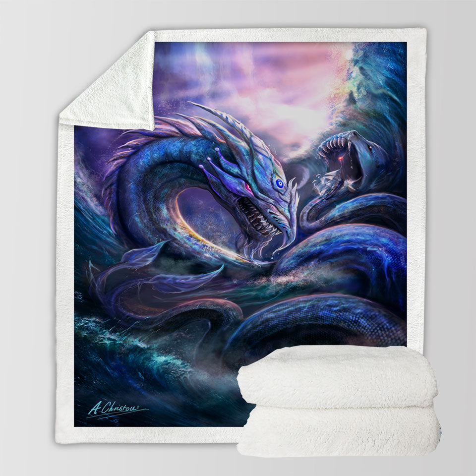 products/Scary-Dragon-Monster-of-the-Ocean-Throws-for-Cool-Room