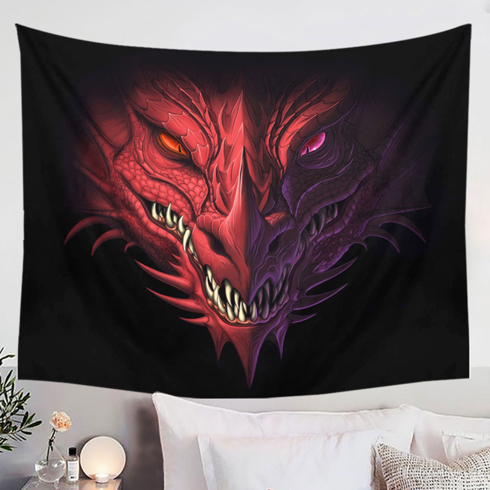 Scary Dragon Tapestry