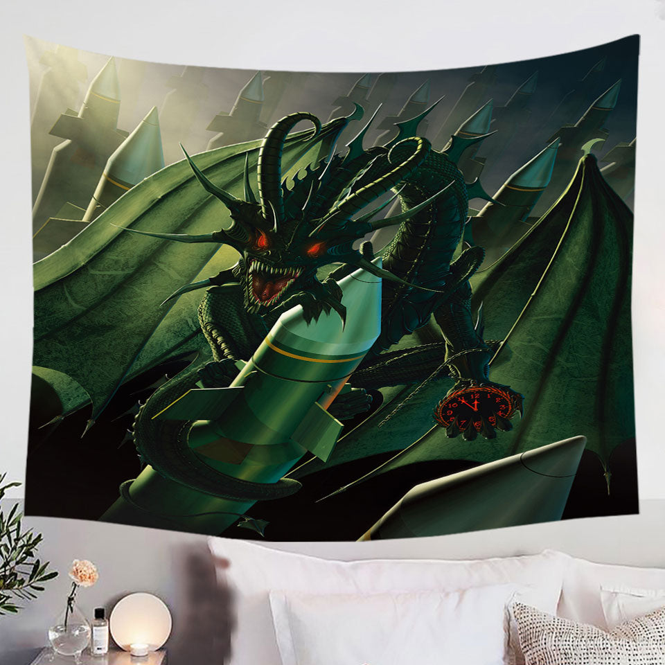 Scary-Fantasy-Wall-Decor-Art-Doom-Dragon